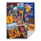 Bandits & Heroes Campfire Sherpa Throw, 6 MOQ