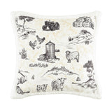 Farm Life Campfire Sherpa Pillow, 6 MOQ