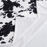 Elsa Cowhide Campfire Sherpa Throw, 6 MOQ
