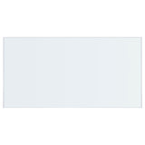 72x40-inch 12mm Rectangular Clear Tempered Glass Top