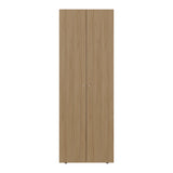 Home 2-Door Closet System Armoire with Hanging Rod and Storage Shelf, Modern Bedroom Organization Storage, Space-Saving Wardrobe for Jackets, Dresses, and Folded Garments in Contemporary Bedrooms