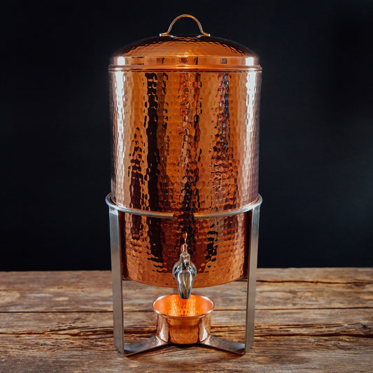 Arcadia Copper Drink Dispenser For Hot And Cold Beverage