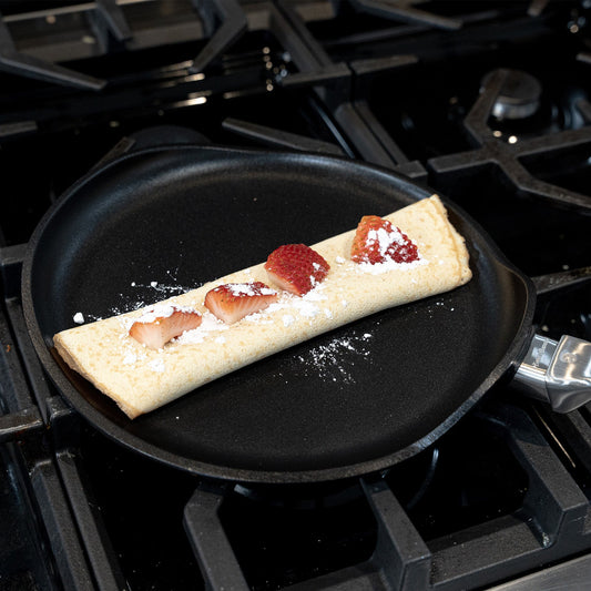 CHD Dual Ceramic Layer, Diamond Reinforced Nonstick 10.25" Crepe Pan | Made in Switzerland