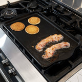 CHD Dual Ceramic Layer, Diamond Reinforced Nonstick 17" x 11" Double-Burner Griddle | Made in Switzerland
