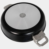 CHD Dual Ceramic Layer, Diamond Reinforced Nonstick Sauteuse with Glass Lid | Made in Switzerland
