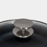 CHD Dual Ceramic Layer, Diamond Reinforced Nonstick Sauteuse with Glass Lid | Made in Switzerland
