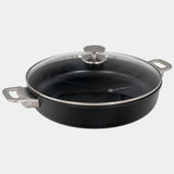 CHD Dual Ceramic Layer, Diamond Reinforced Nonstick Sauteuse with Glass Lid | Made in Switzerland