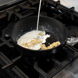CHD Dual Ceramic Layer, Diamond Reinforced Nonstick Saute Pan with Glass Lid | Made in Switzerland