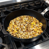 CHD Dual Ceramic Layer, Diamond Reinforced Nonstick Saute Pan with Glass Lid | Made in Switzerland