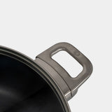 CHD Dual Ceramic Layer, Diamond Reinforced Nonstick Braiser with Glass Lid | Made in Switzerland