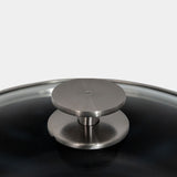 CHD Dual Ceramic Layer, Diamond Reinforced Nonstick Braiser with Glass Lid | Made in Switzerland