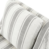 Stanley Glider Slipcovered Swivel Chair with Slope Arm(Optional Types)