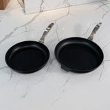 CXD Dual Ceramic Layer, Diamond Reinforced Nonstick 2-Piece Fry Pan Set (9.5" & 11") | Made in Switzerland