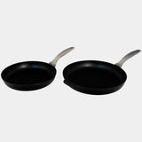 CXD Dual Ceramic Layer, Diamond Reinforced Nonstick 2-Piece Fry Pan Set (9.5" & 11") | Made in Switzerland