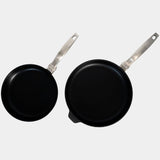 CXD Dual Ceramic Layer, Diamond Reinforced Nonstick 2-Piece Fry Pan Set (9.5" & 11") | Made in Switzerland