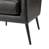 Shepherd Wingback Vegan Leather Armchair(Optional Types)