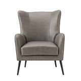 Shepherd Wingback Vegan Leather Armchair(Optional Types)