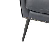Shepherd Wingback Vegan Leather Armchair(Optional Types)