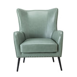 Shepherd Wingback Vegan Leather Armchair(Optional Types)