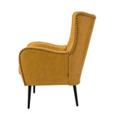 Shepherd Wingback Vegan Leather Armchair(Optional Types)