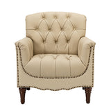 Enrique Genuine Leather Armchair