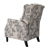 Lilith Upholstered Recliner Chair with Adjustable Backrest & Footrest