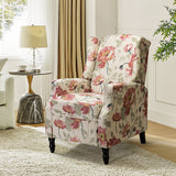 Lilith Upholstered Recliner Chair with Adjustable Backrest & Footrest