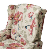 Lilith Upholstered Recliner Chair with Adjustable Backrest & Footrest
