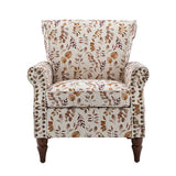 Artemisa Modern Floral Pattern Upholstered Armchair