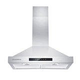 CIARRA 30 Inch Wall Mount Range Hood with Delay Shut off 3-speed Extraction CAS75308-OW