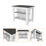 Phoenix 2 Piece Kitchen Set, Cala Kitchen Island + Napoles Utility Sink