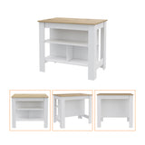 Oslo 2 Piece Kitchen Set, Kicthen Island + Kitchen Cart
