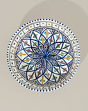 Ceramic Hand Painted Decorative Bowl | Terrata 10.2"