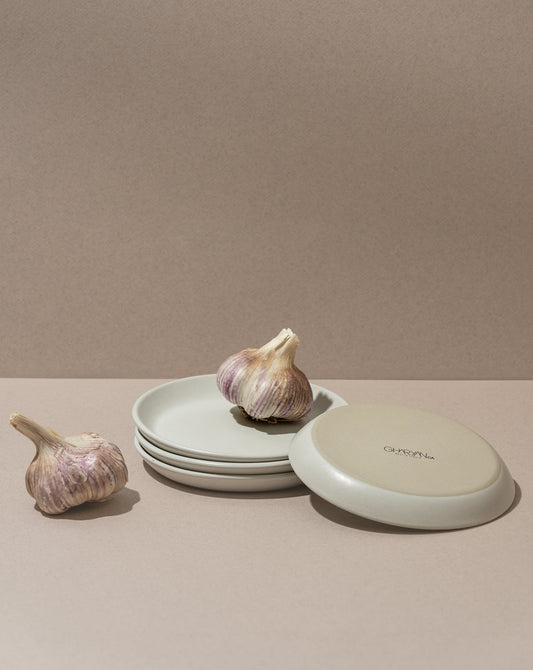 Stoneware Flat Side Plate | Edan 5.9"