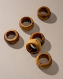 Natural Olive Wood Napkin Rings