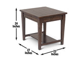 Crestline 3-Piece Lift-Top Set (Lift-Top Cocktail & 2 End Tables)