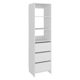 Freestanding Closet with 6 Shelves, Storage Organizer, Modern Storage For Bedroom and Bookcase, Engineered Wood, 84" Tall, Home Bedroom Open Shelving Cabinet