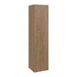Home Linen Freestanding Tall Cabinet with Single Door and 4 Horizontal Storage Shelves, Cabinet for Bathroom, Bedroom or Laundry Room