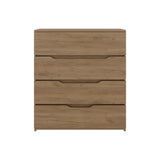 Zoe Freestanding Compact Dresser with Four Storage Drawers and Superior Top, Bedroom Storage Option