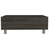 Kinsey 2 Piece Living Room Set, Bar Cart + Coffee Table, Carbon Espresso Finish