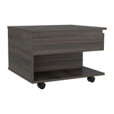 Wenden Coffee Table and Bar Cart Set - Modern Storage and Display Solution with Drawer and Shelves