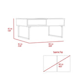 Bristol 2 Piece Living Room Set,  Corner Bar Cabinet + Coffee Table, Dark Walnut Finish