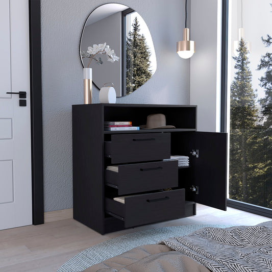 Omaha Dresser four Drawers, One Shelf