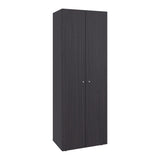 Home 2 Door Closet System, Four Fixed Shelves, Compact Wardrobe for Bedroom Organization, Laundry Room Organization, Utility Room Organization, Freestanding Storage Furniture