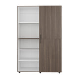 Eco Tall and Efficient Two-Door Freestanding Armoire Storage Solution Slim Vertical Design Perfect for Organizing Clothes Linens or Accessories in Tight Compact Bedroom Spaces