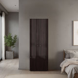 Home 3-Door Closet System with Five Interior Shelves and Hanging Rod, Freestanding Bedroom Storage Organizer, Clothes and Shoes Organizer for Utility or Laundry Rooms, Modern Wardrobe Furniture