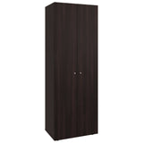 Home 2 Door Closet System, Four Fixed Shelves, Compact Wardrobe for Bedroom Organization, Laundry Room Organization, Utility Room Organization, Freestanding Storage Furniture