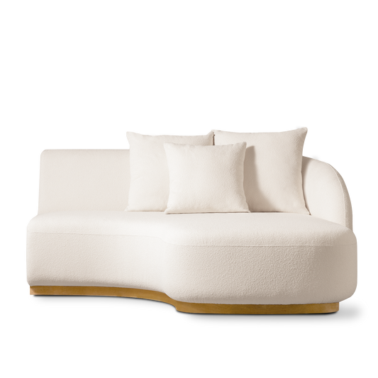 Como Curved Chaise Right
