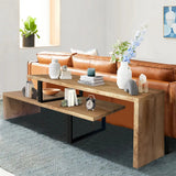 Multifunctional Extendable & Rotating Console Table