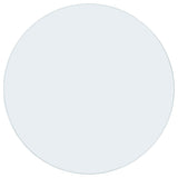 48-inch 10mm Round Clear Tempered Glass Top
